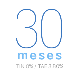 Financiacion en 30 meses sin intereses Financiacion en 30 meses sin intereses
