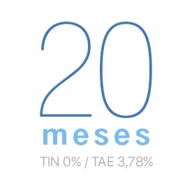Financiacion en 20 meses sin intereses Financiacion en 20 meses sin intereses