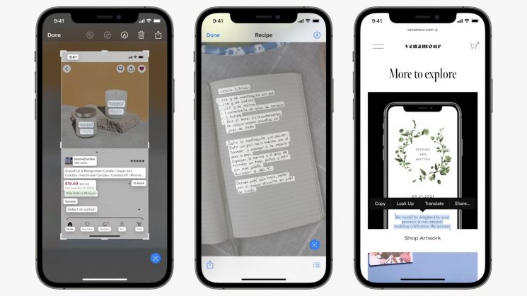 Novedades de iPadOS 15 que te interesan como profe Live text en iPadOS 15