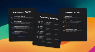 Novedades Keynote, Pages y Numbers iPadOS 17