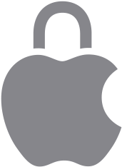 Logo de Apple con un icono de candado