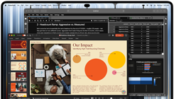 MacBook Pro con pantalla PROLED XDR, color negro espacial, la pantalla muestra la creación de una presentación en Microsoft PowerPoint mediante JupyterLab y Terminal para generar el contenido