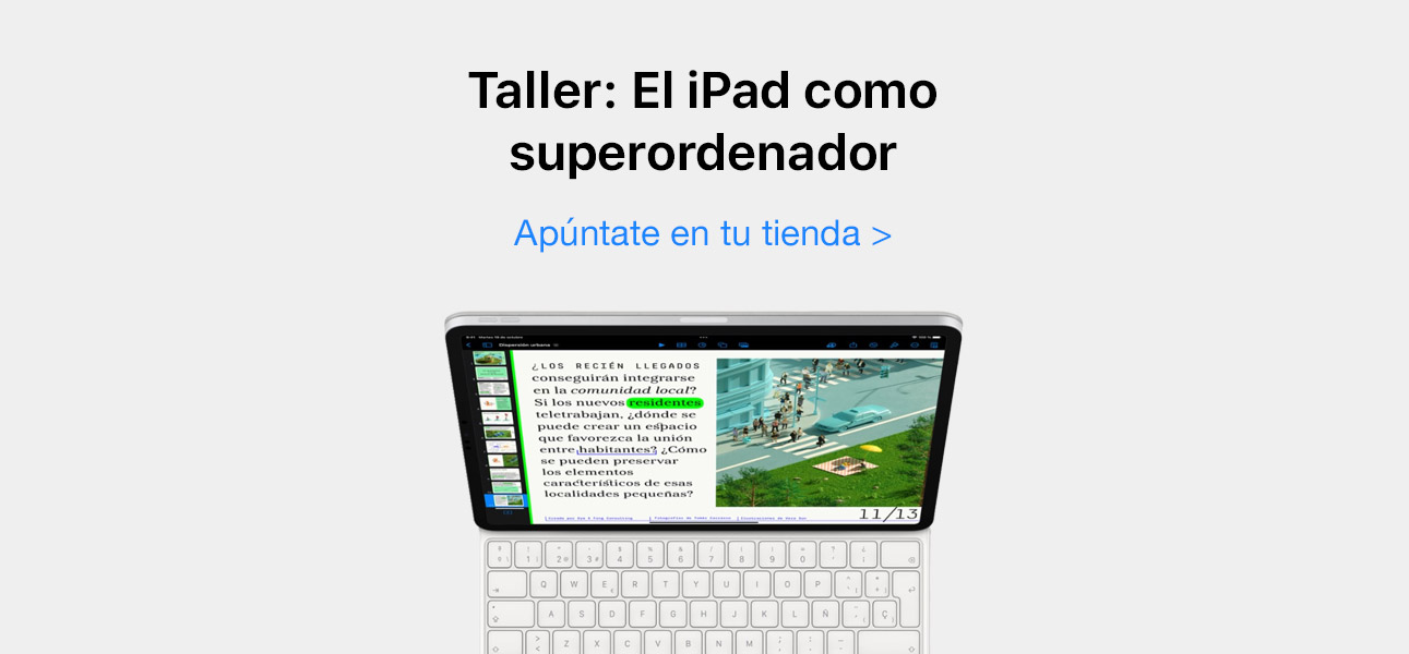 Taller: El iPad como superordenador