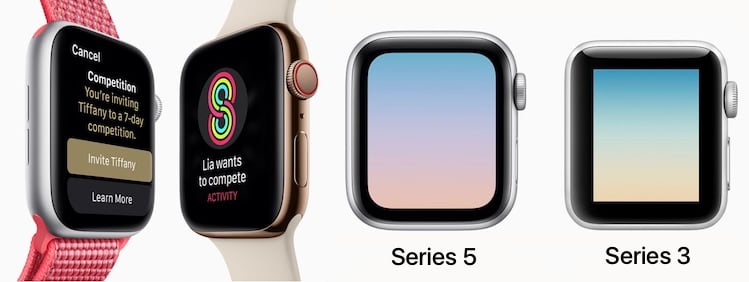 Apple Watch Series 3 vs Apple Watch Series 5