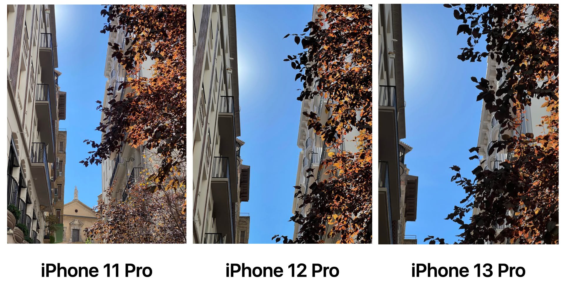 Comparación cámaras iPhone zoom