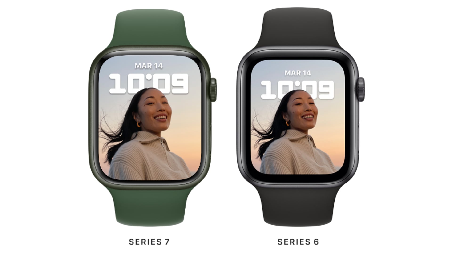 Pantalla Apple Watch Series 6 vs Apple Watch Series 7