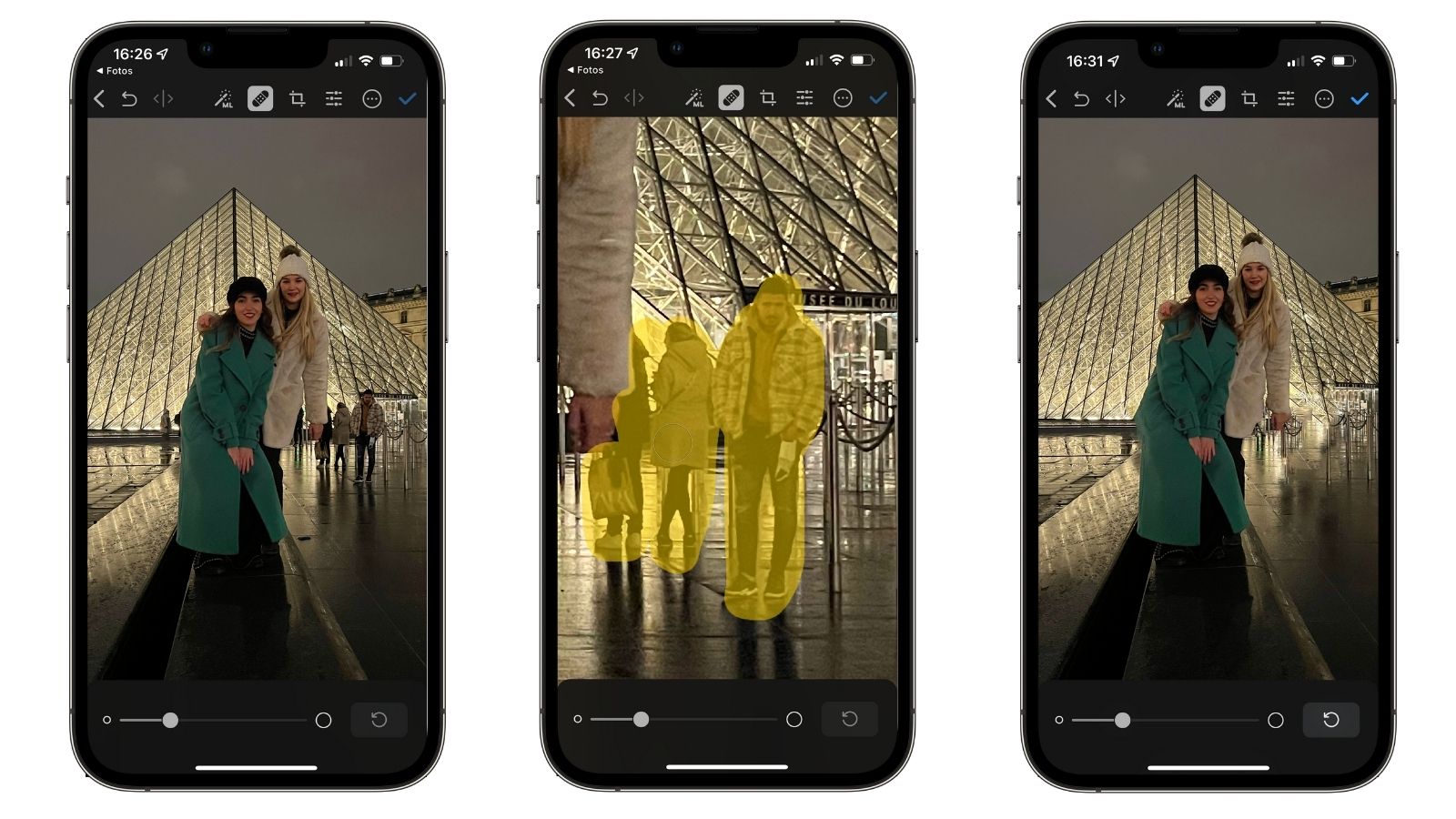 Pixelmator Pro: App borrar personas fotos iPhone