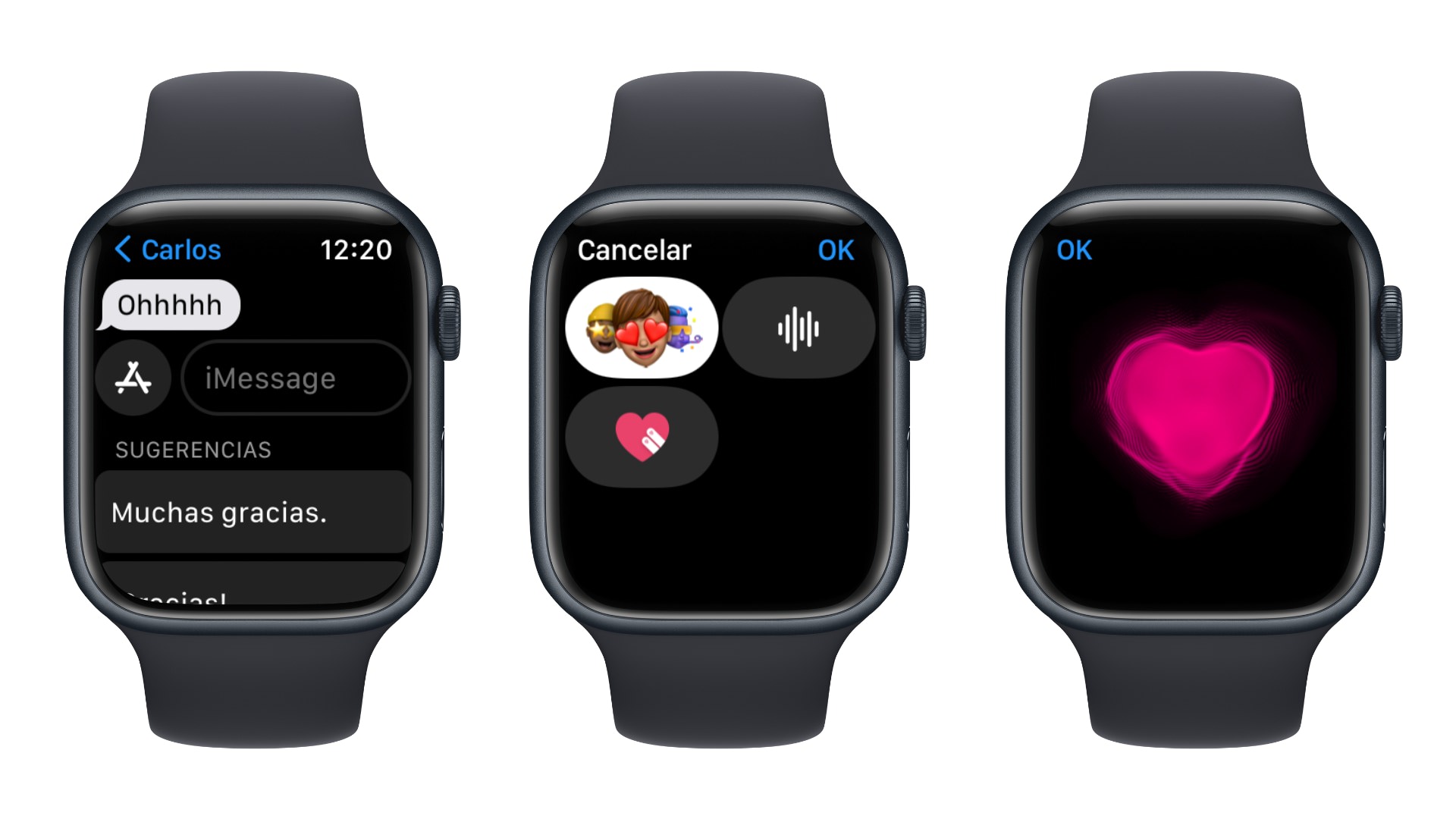 Enviar pulsaciones y latidos Apple Watch